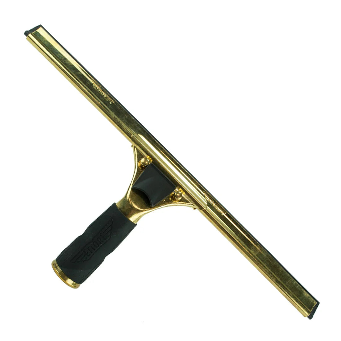 Ettore Complete Quick Release Brass Squeegee with Rubber Grip