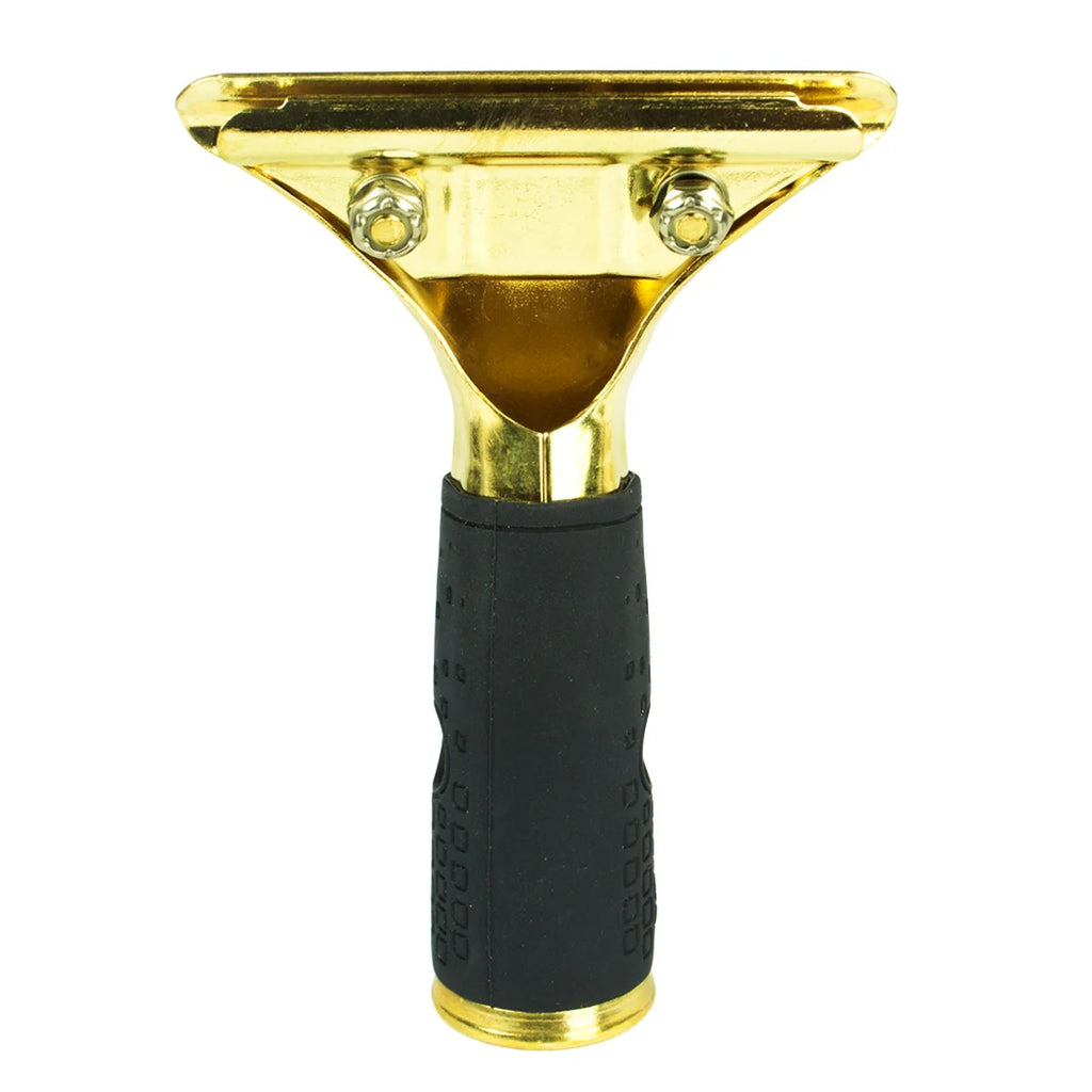 Ettore Master Brass Quick Release Squeegee Handle with Rubber Grip